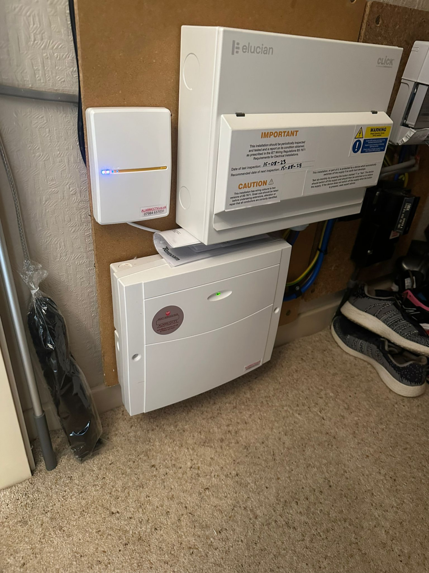 AlarmCCTV engineer install photo 95 — real intruder alarm, CCTV or access-control job completed at a customer property in the North West