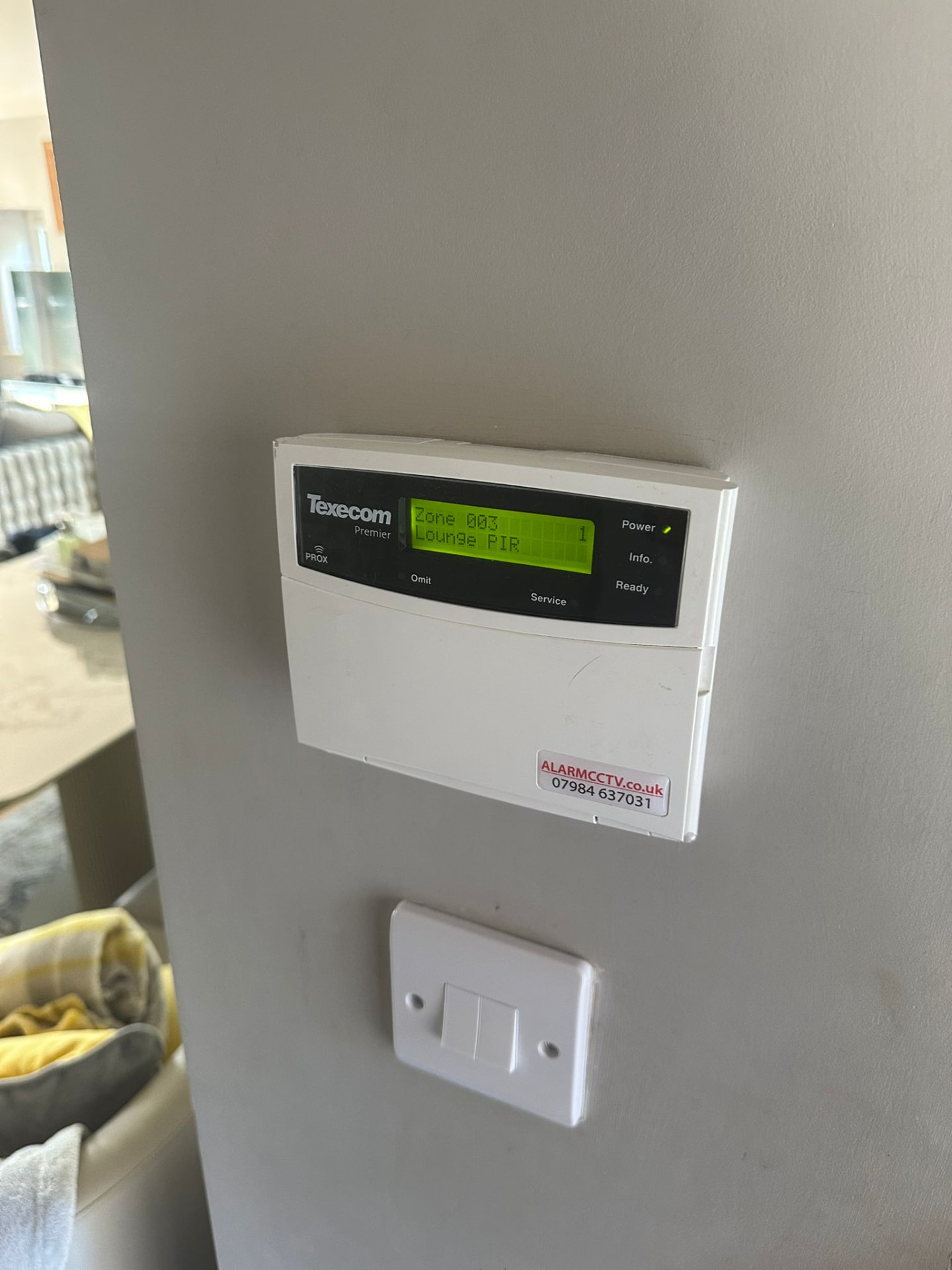 AlarmCCTV engineer install photo 100 — real intruder alarm, CCTV or access-control job completed at a customer property in the North West