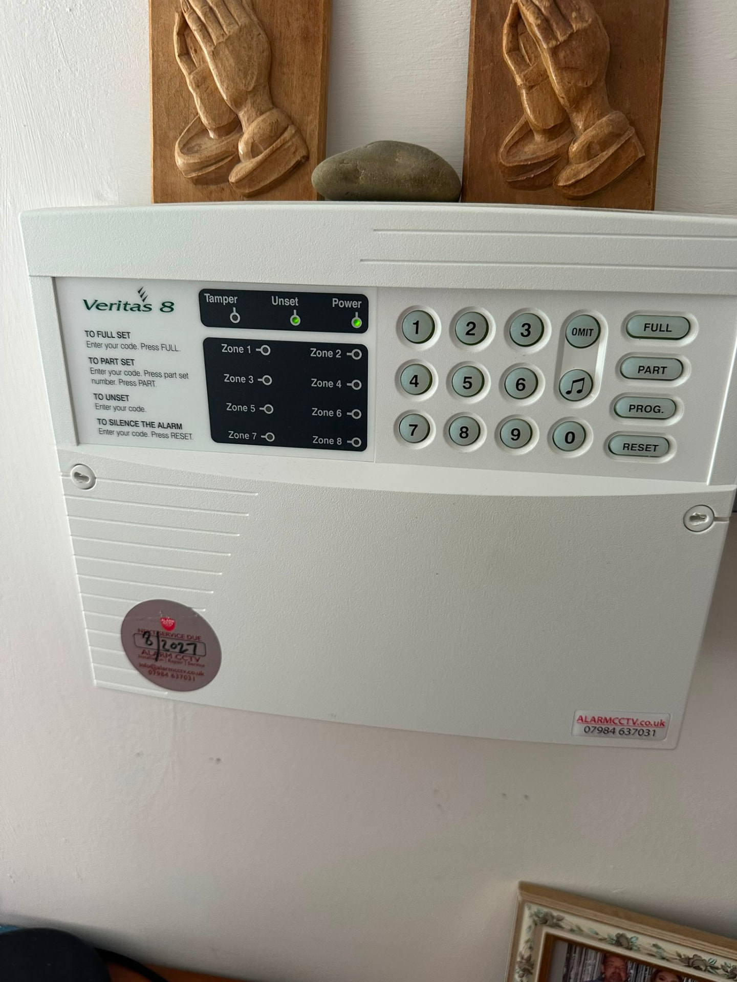AlarmCCTV engineer install photo 80 — real intruder alarm, CCTV or access-control job completed at a customer property in the North West