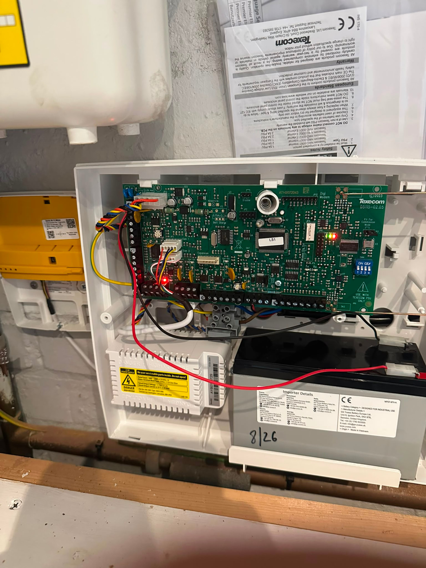 AlarmCCTV engineer install photo 87 — real intruder alarm, CCTV or access-control job completed at a customer property in the North West